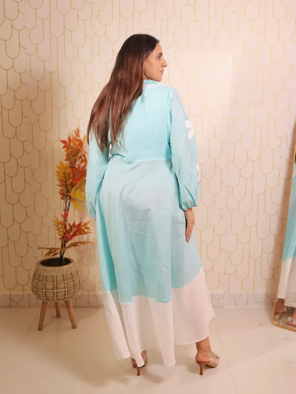 Flower_Dress_Sky_Blue_Cotton